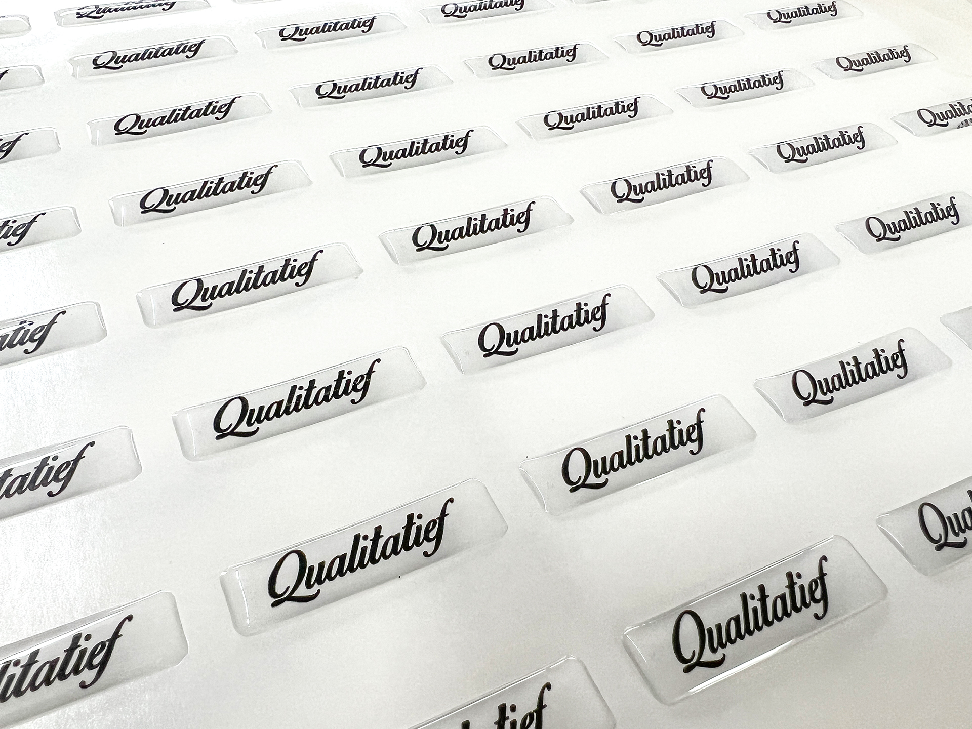 3D Qualitatief Aufkleber