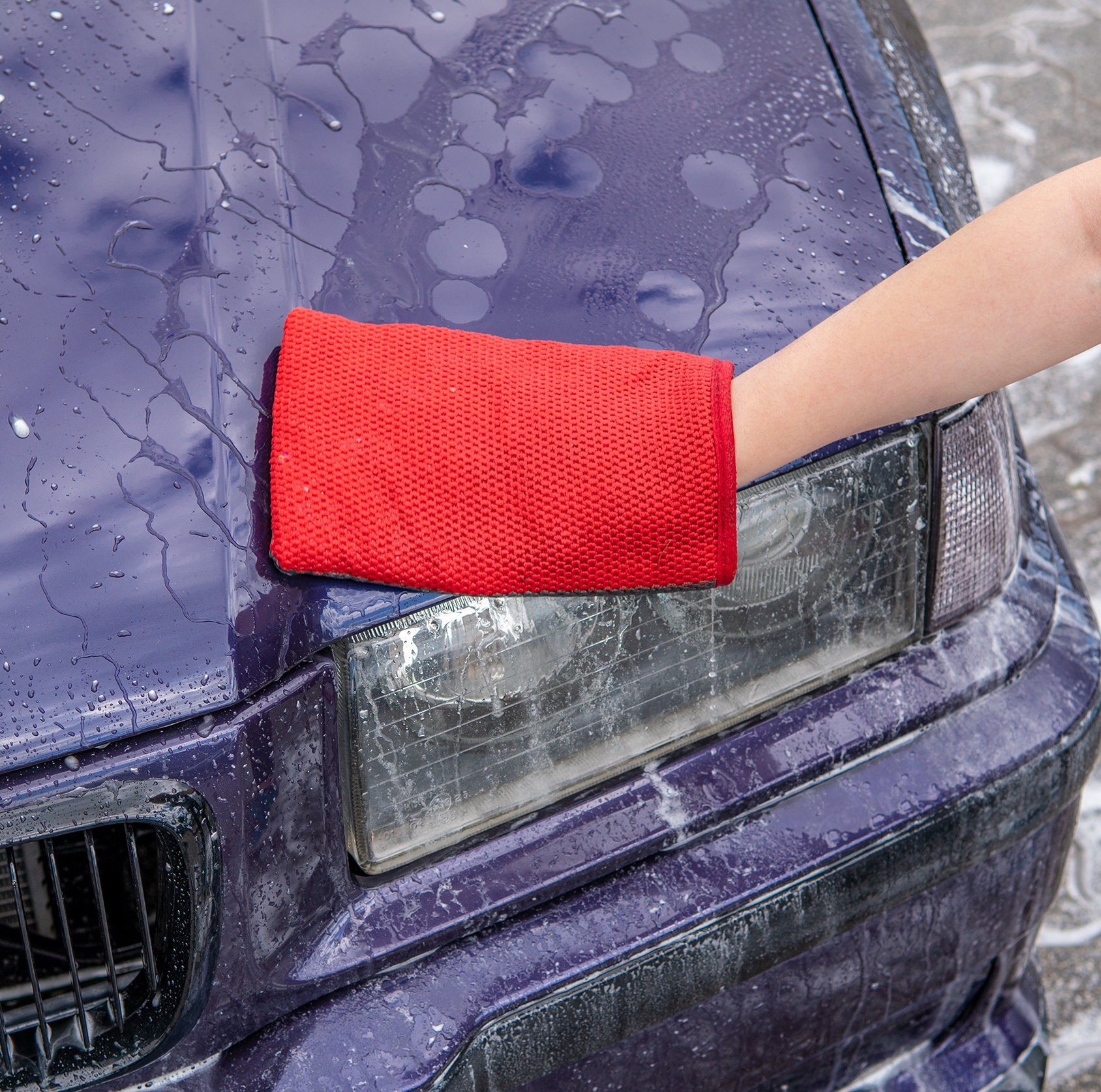 PELUX Knet-Waschhandschuh