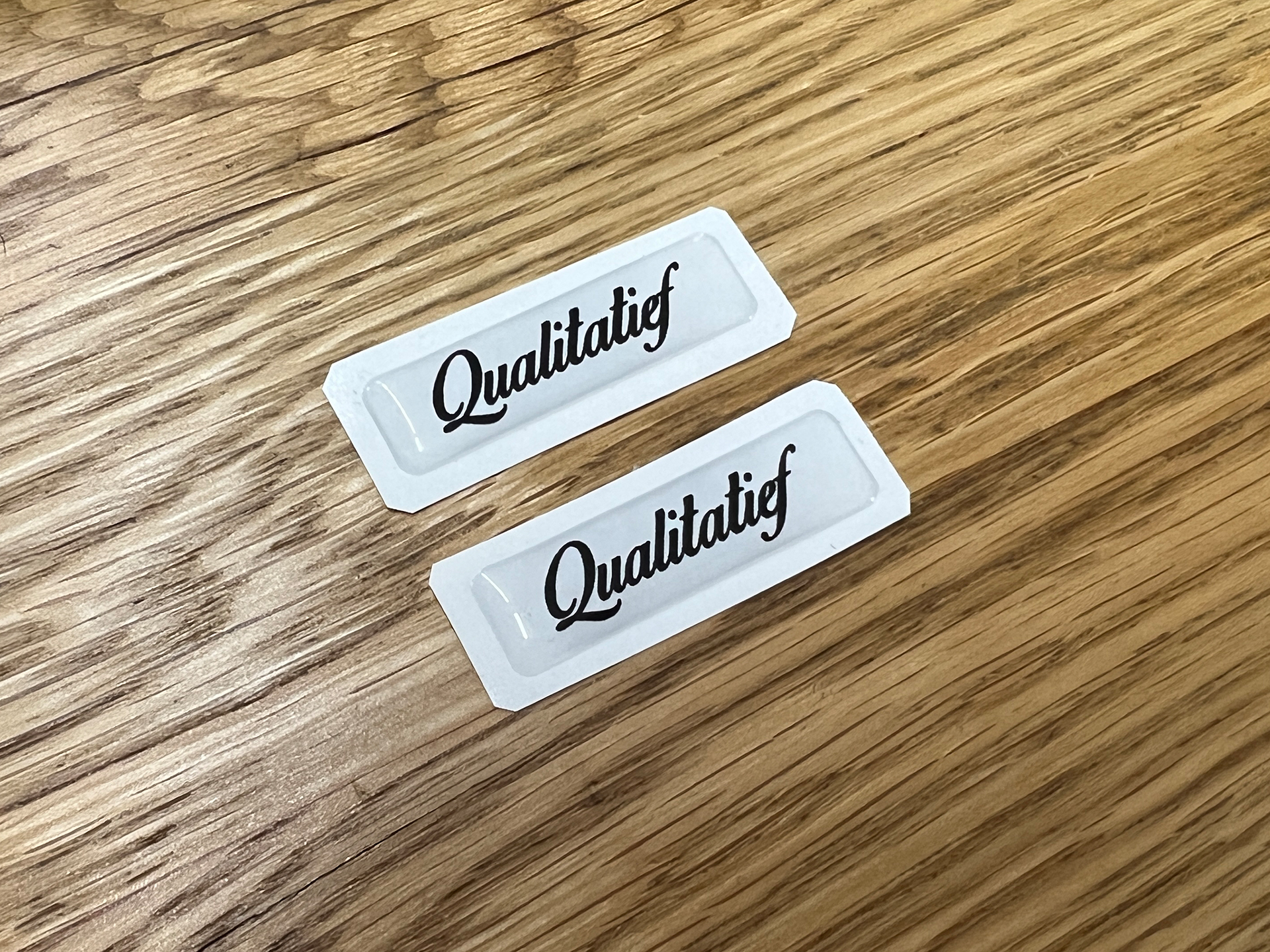 3D Qualitatief Aufkleber